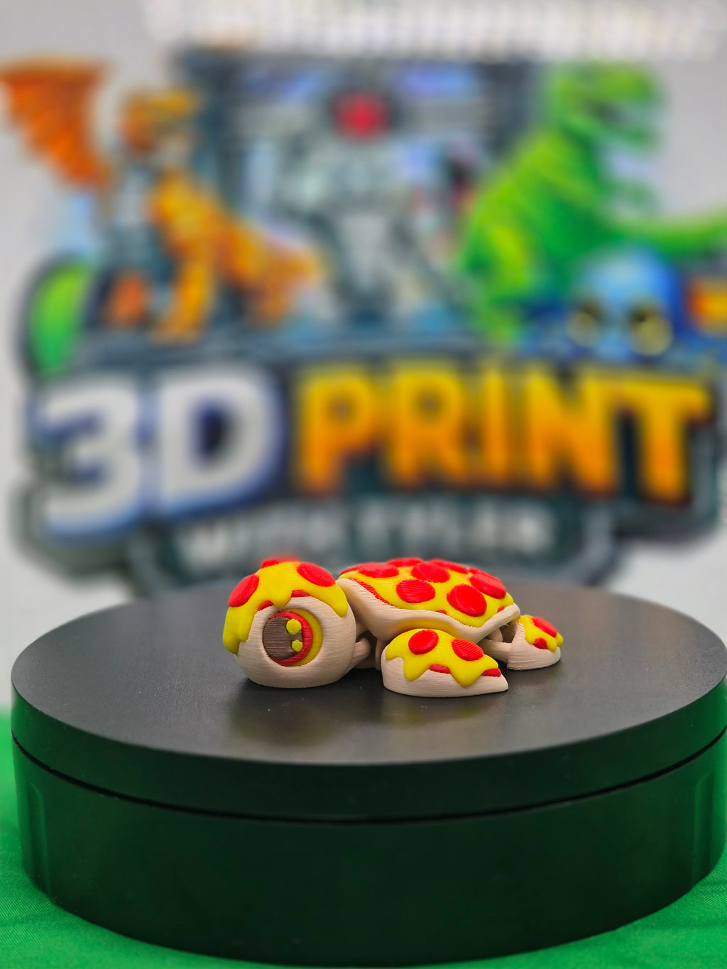 Pizza Turtle – Articulated 3D Printed Turtle Toy
