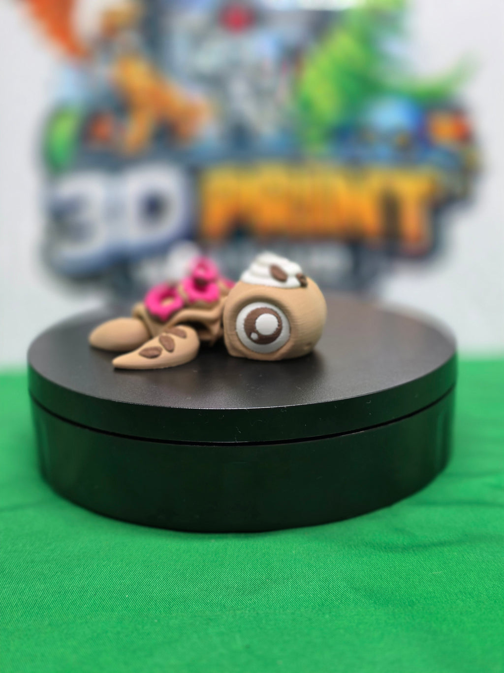 Coffee Time Turtle – Articulated 3D Printed Turtle Toy