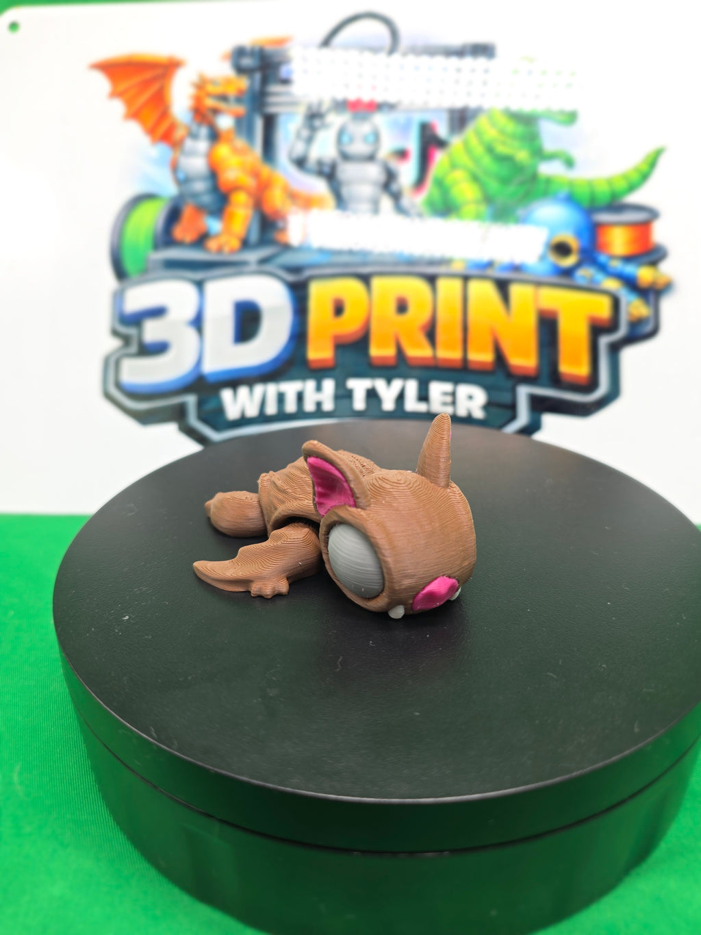 Bat Turtle – Articulated 3D Printed Turtle Toy
