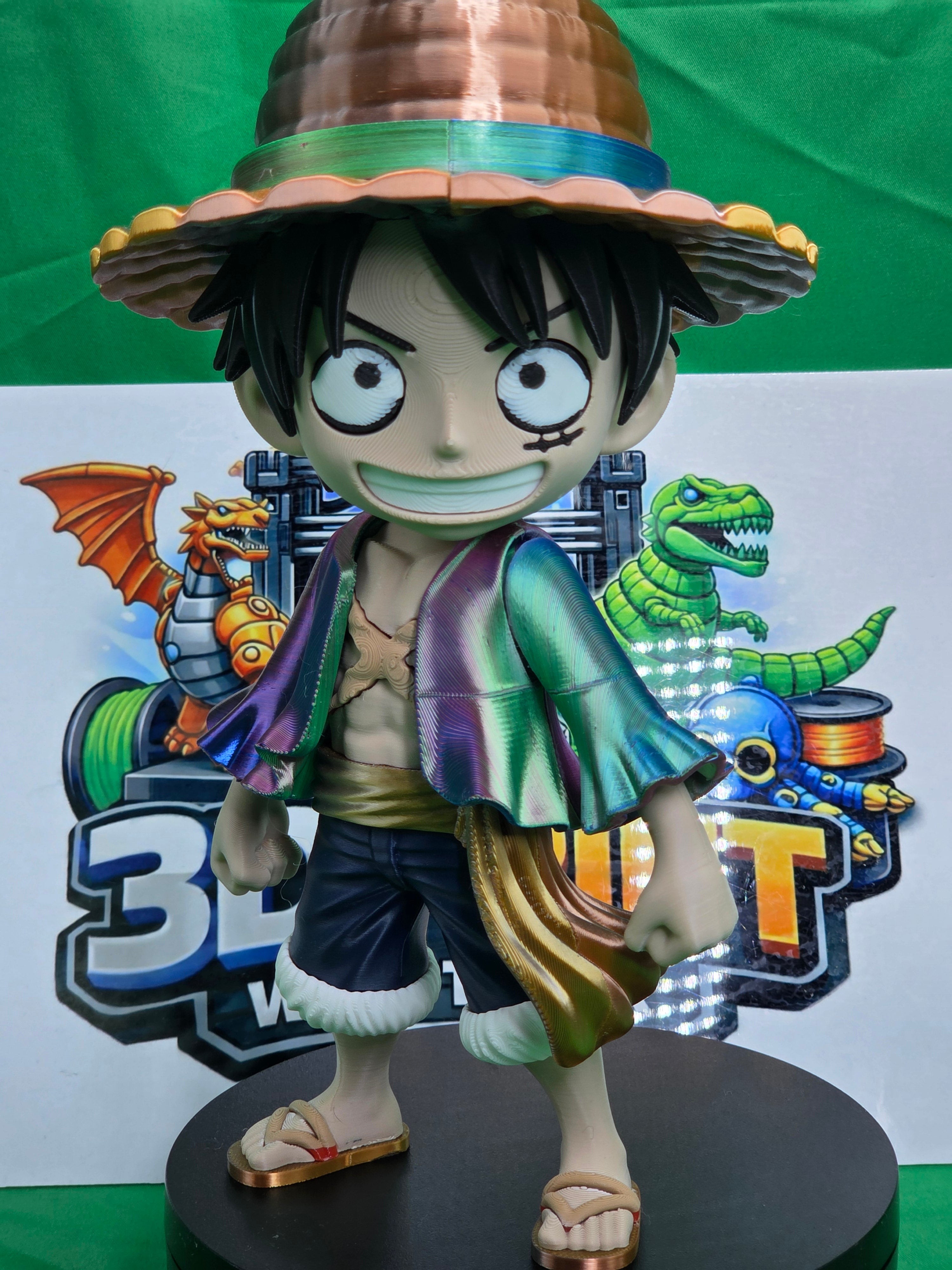 Monkey D Luffy 3D Printed Model