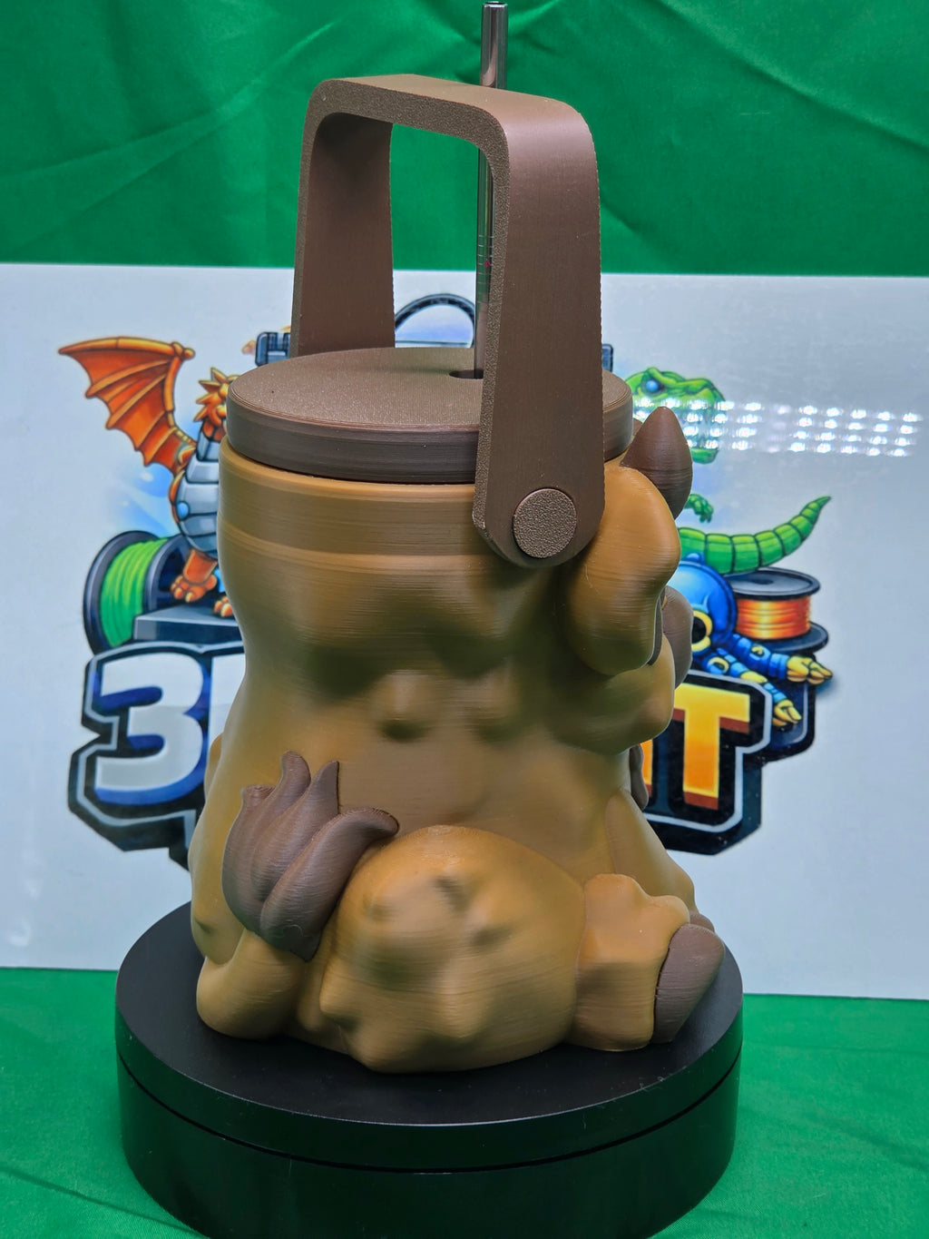 3D printed Highland Cow drinks holder