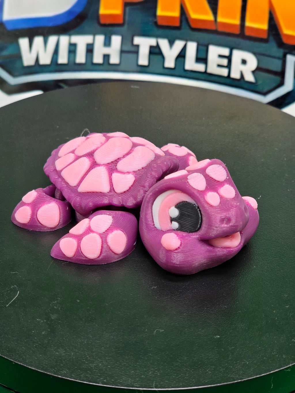 Happy the turtle – Articulated 3D Printed Turtle Toy