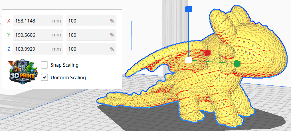 Toothless knitted design 3D printed model