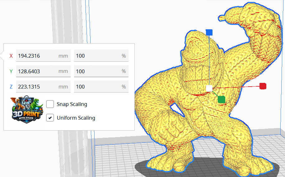 Knitted Donkey Kong 3D Printed Model