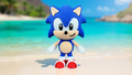 Knitted Sonic the Hedgehog 3D Printed Model